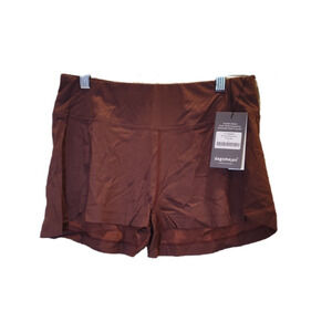 Dagsmejan Terracotta Orange Women's Recovery Sleepwear Shorts Size Small